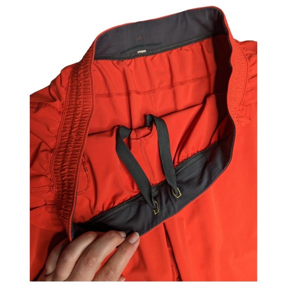 Lululemon Men's Pace Breaker Bold Red Shorts L - Picture 4 of 5